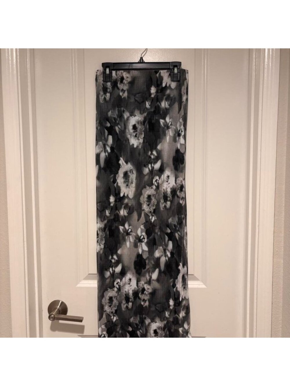 Topshop black and grey floral maxi skirtSize 2Like...